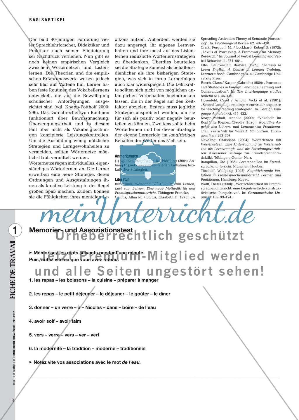 Lernstrategie: Wörternetze Preview 7