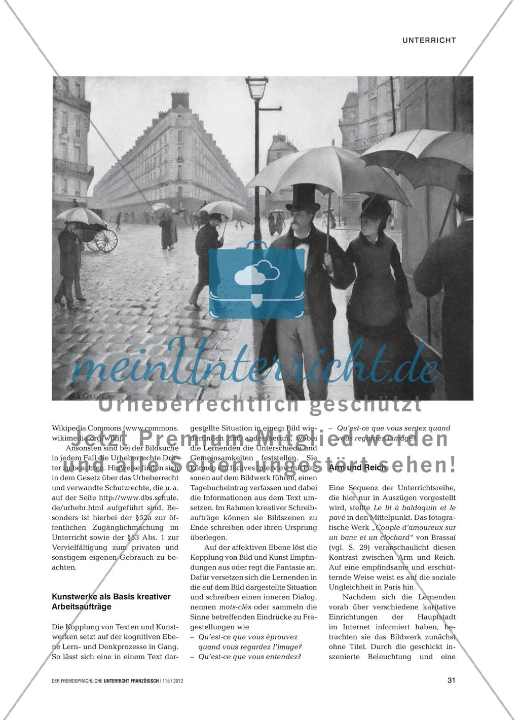 L’art des contrastes - Mit Kunstwerken fächerübergreifend arbeiten und kommunikative Fertigkeiten fördern Preview 3