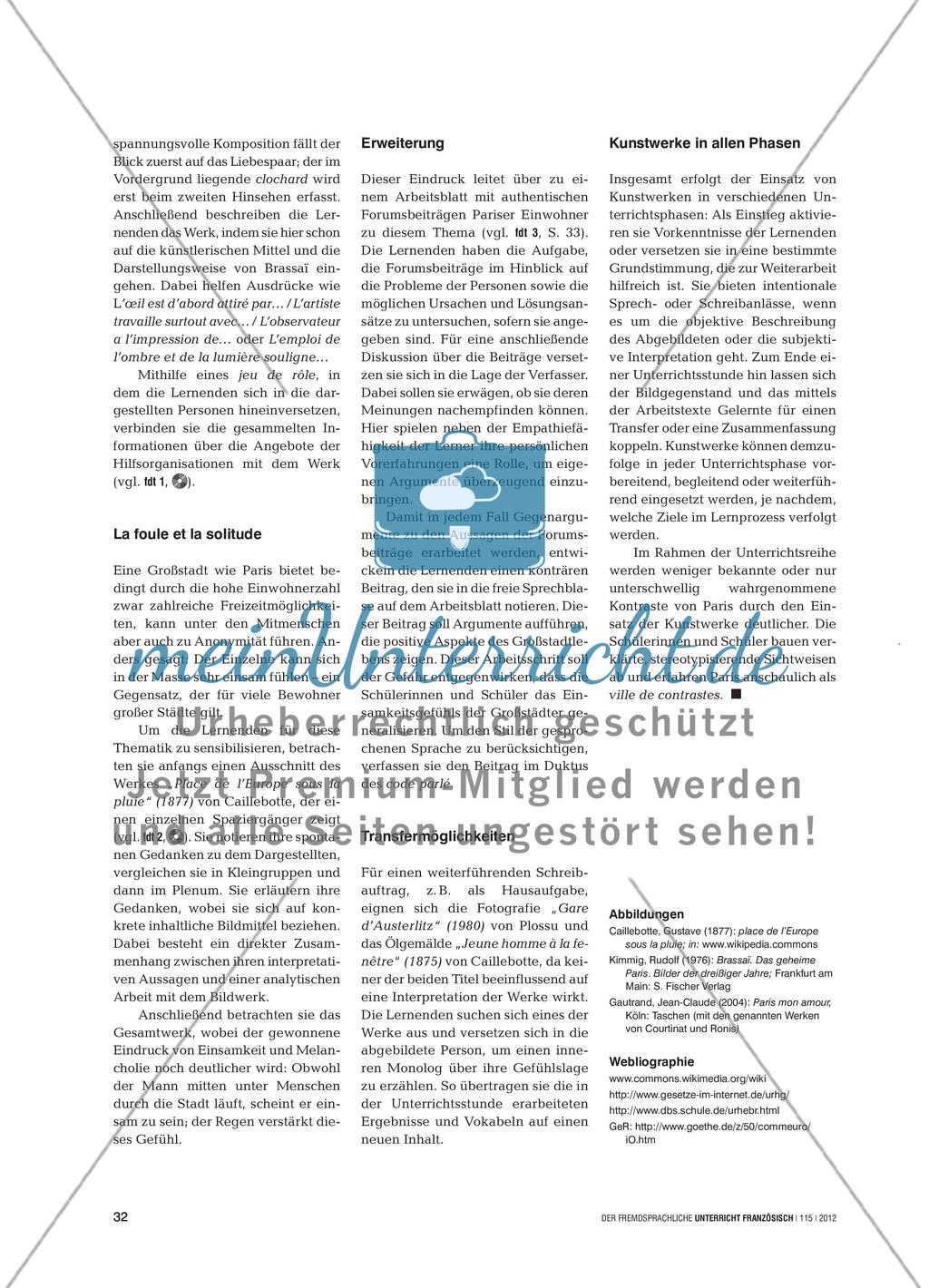 L’art des contrastes - Mit Kunstwerken fächerübergreifend arbeiten und kommunikative Fertigkeiten fördern Preview 4