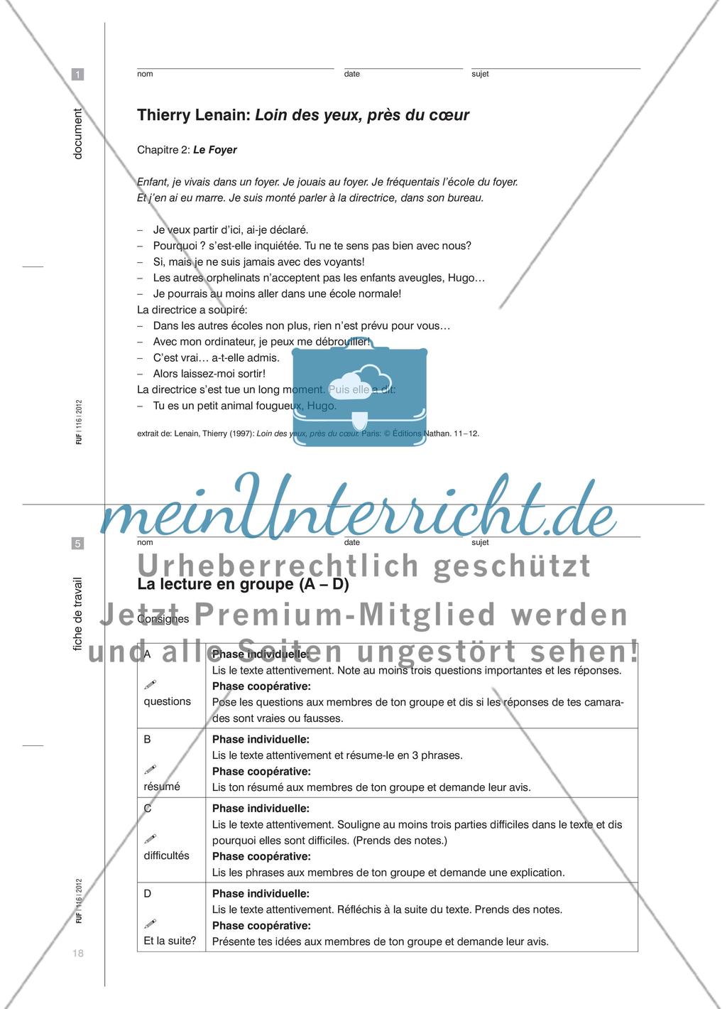 Gemeinsam sind sie stärker - Mit reziprokem Lesen die Lesekompetenz in der Fremdsprache erweitern Preview 3
