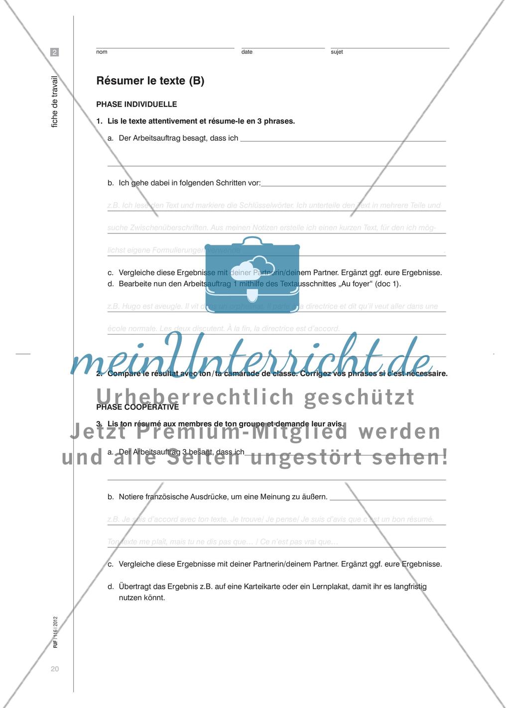 Gemeinsam sind sie stärker - Mit reziprokem Lesen die Lesekompetenz in der Fremdsprache erweitern Preview 5