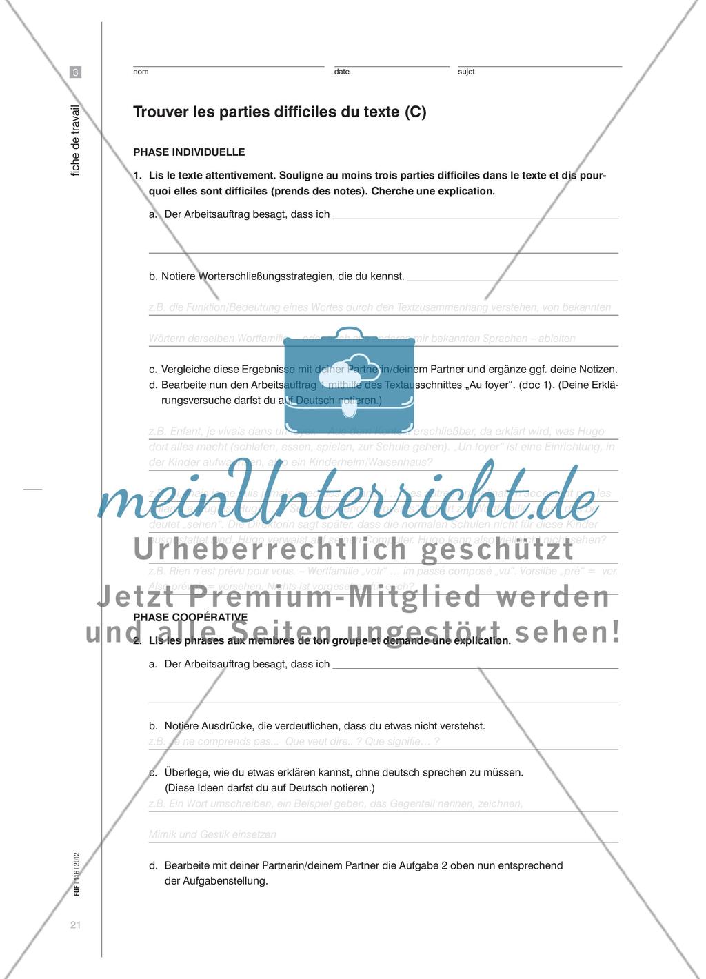 Gemeinsam sind sie stärker - Mit reziprokem Lesen die Lesekompetenz in der Fremdsprache erweitern Preview 6