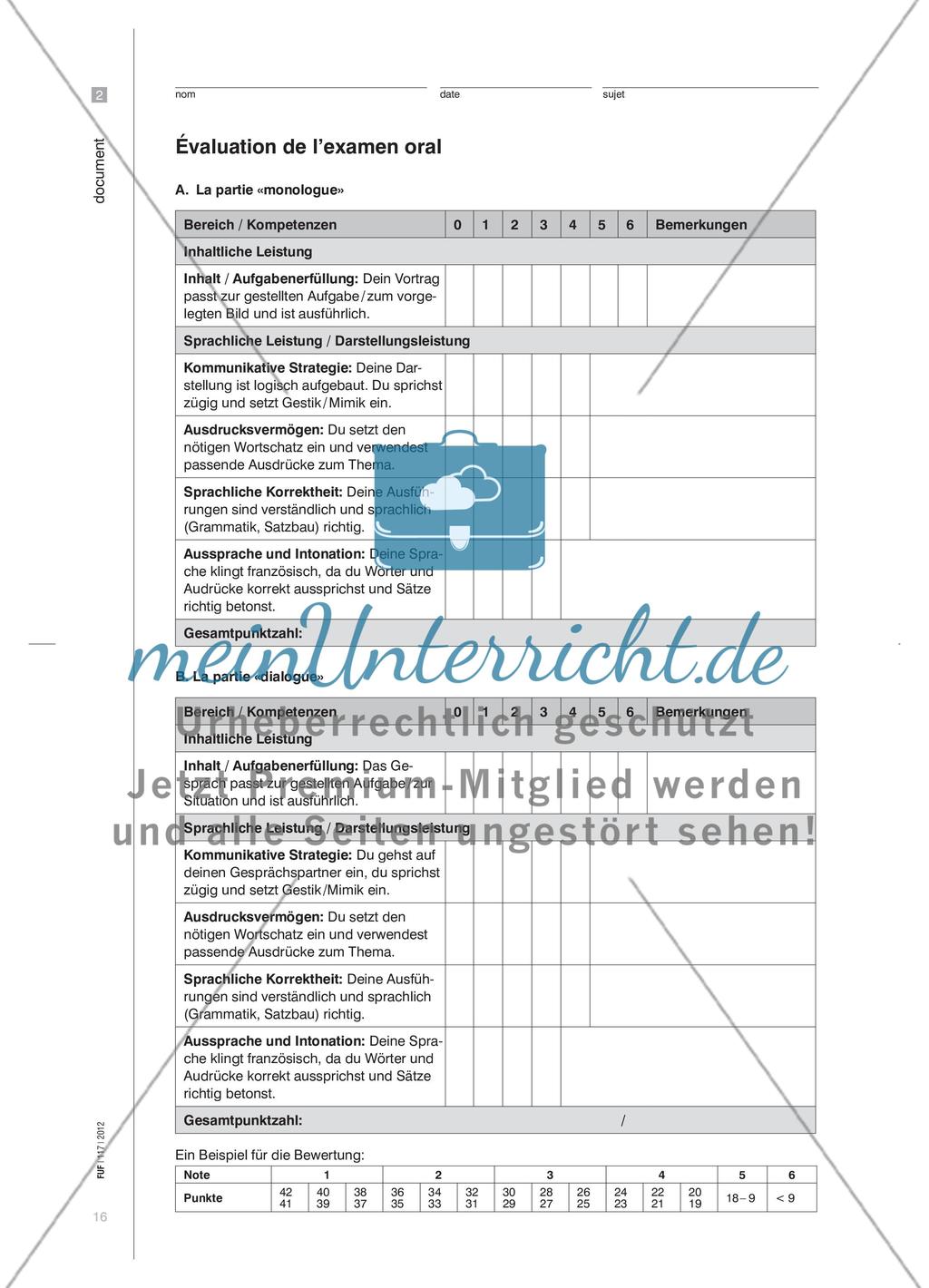 À table! - Mündlichkeit im Rahmen der Lehrbucharbeit fördern Preview 5