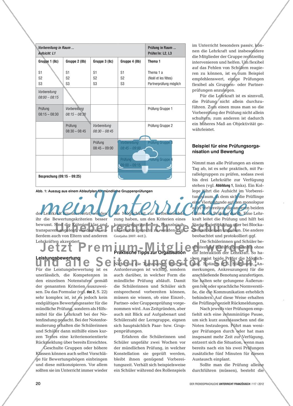 Transparenz und Training: die Schlüssel zum Erfolg - Ein Erfahrungsbericht zur Bewertung mündlicher Prüfungen Preview 3
