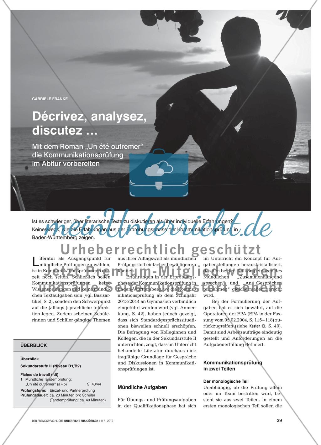 Décrivez, analysez, discutez … Preview 1