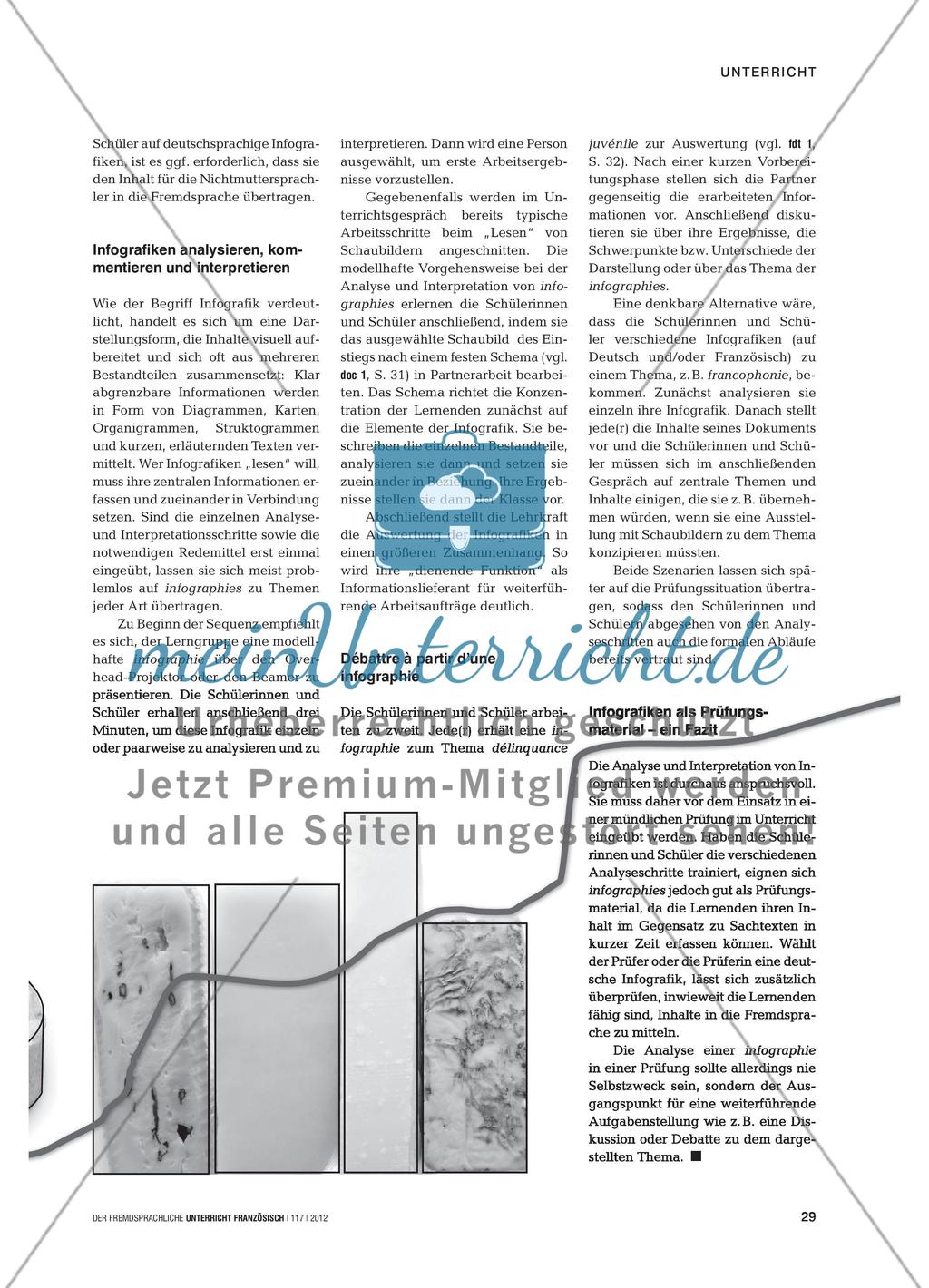Comment analyser un camembert? - Infografiken in mündlichen Prüfungen beschreiben und auswerten Preview 2
