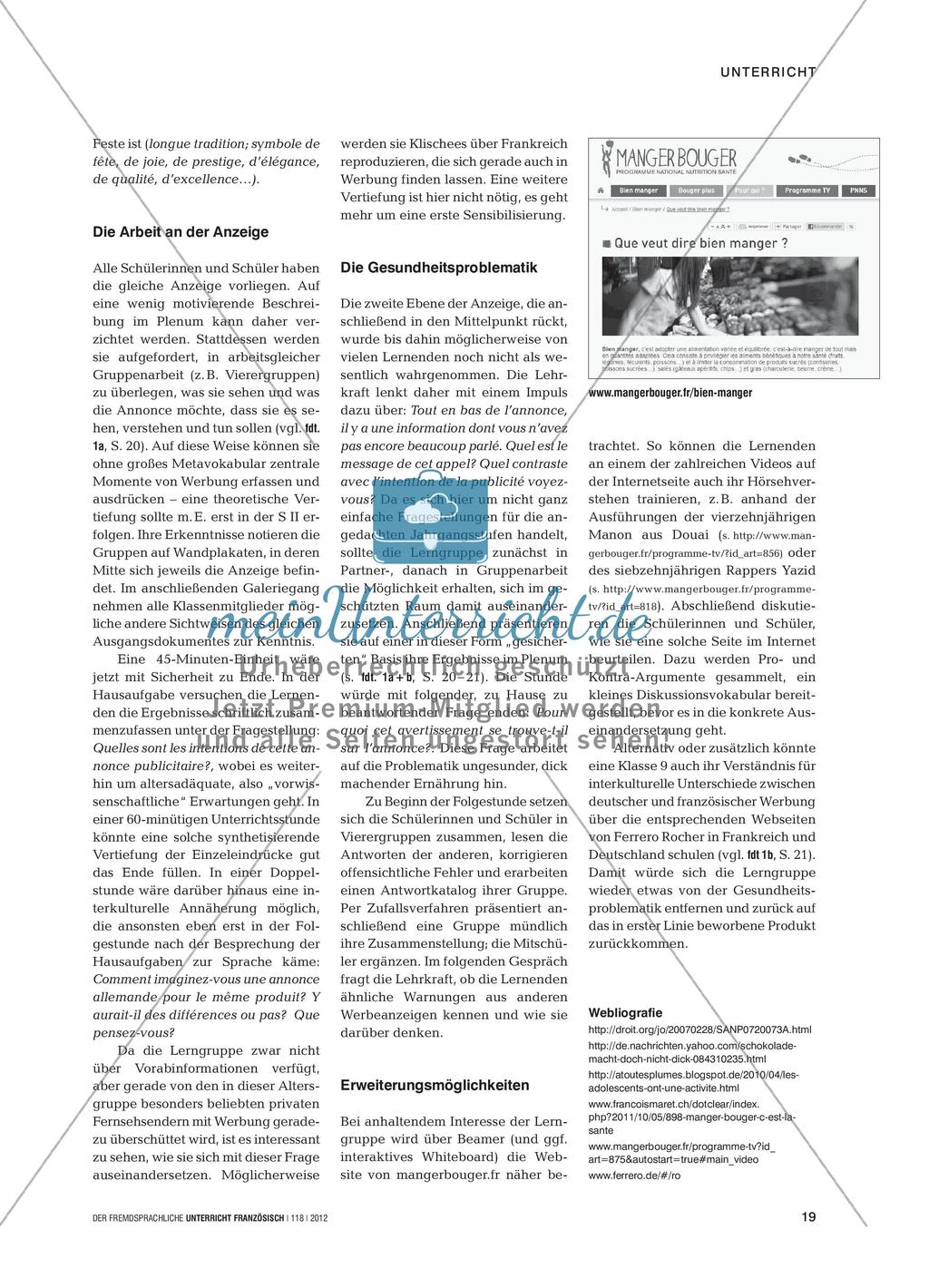 Werbung: Reflexion der Wohlstands- und Gesundheitsgesellschaft Preview 3