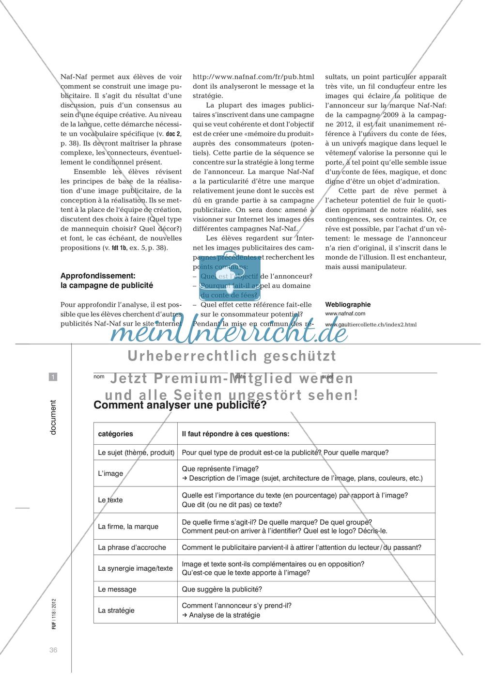 Analyse von Werbung: Plakat einer Modemarke Preview 3