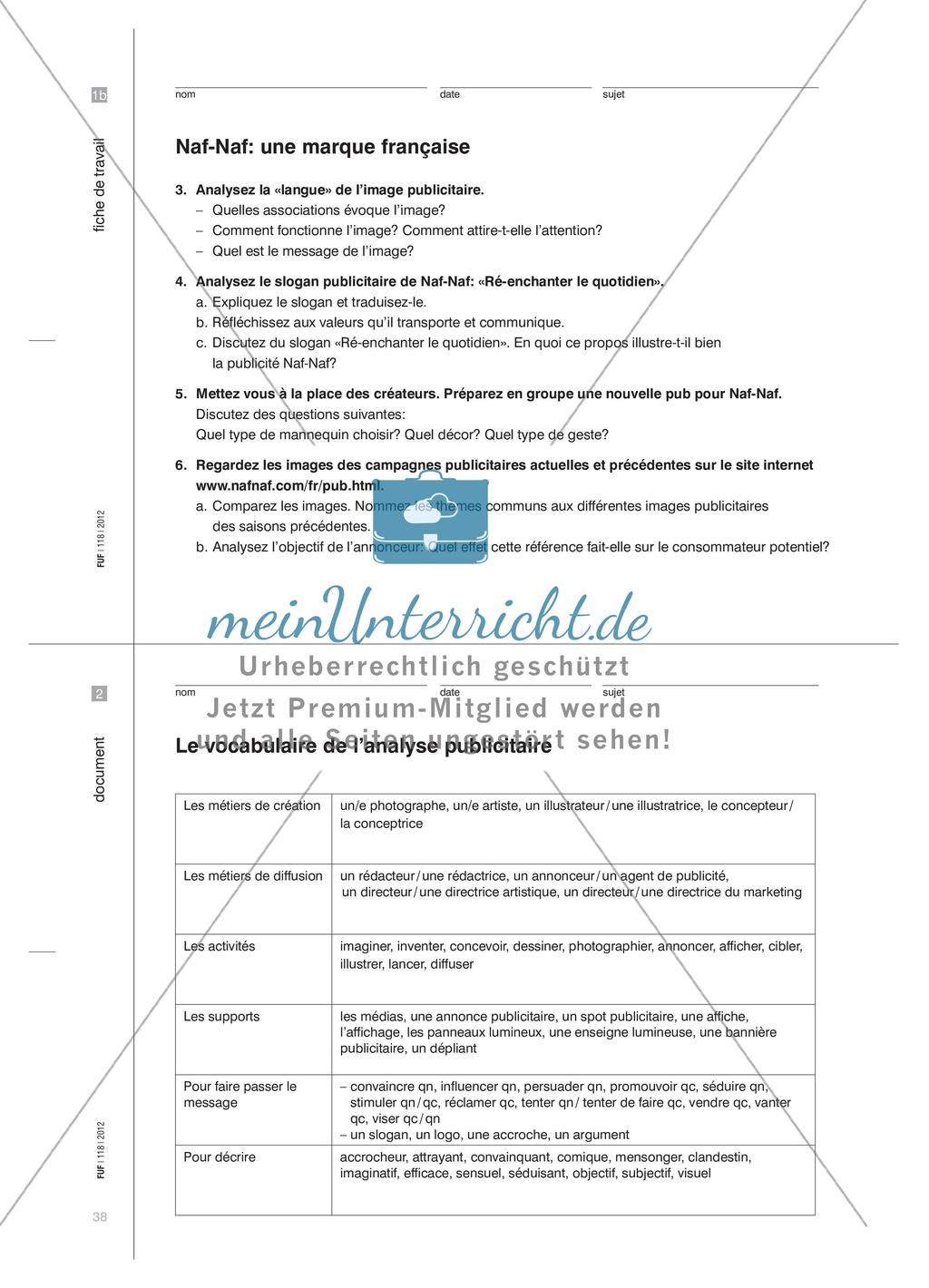 Analyse von Werbung: Plakat einer Modemarke Preview 5