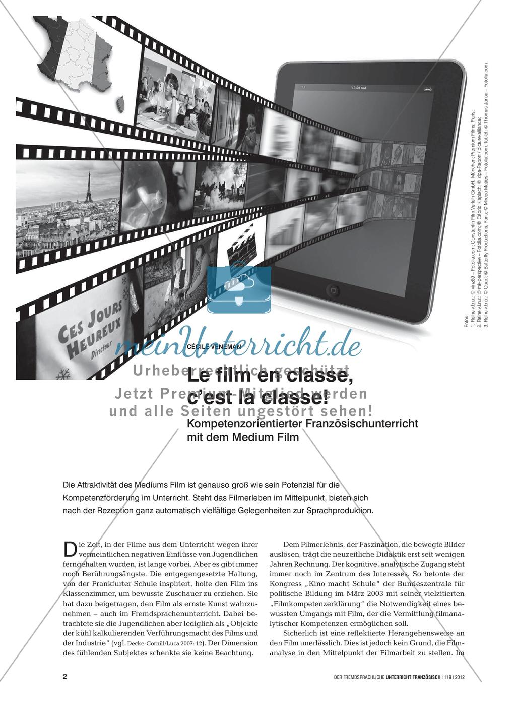 Filme im Französischunterricht Preview 1