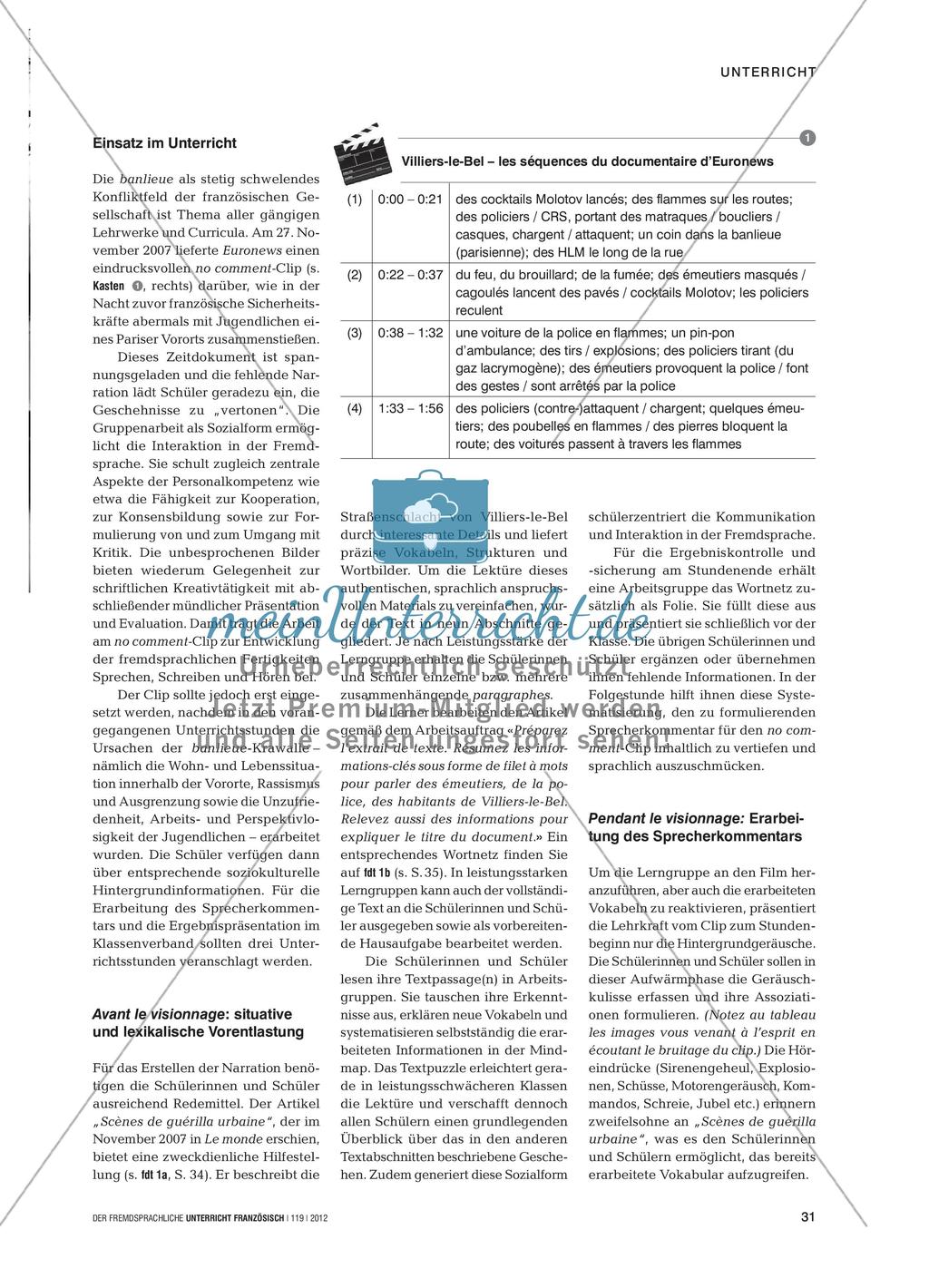 Filmarbeit: no comment-Clip zu Krawallen in Villiers-le-Bel Preview 2