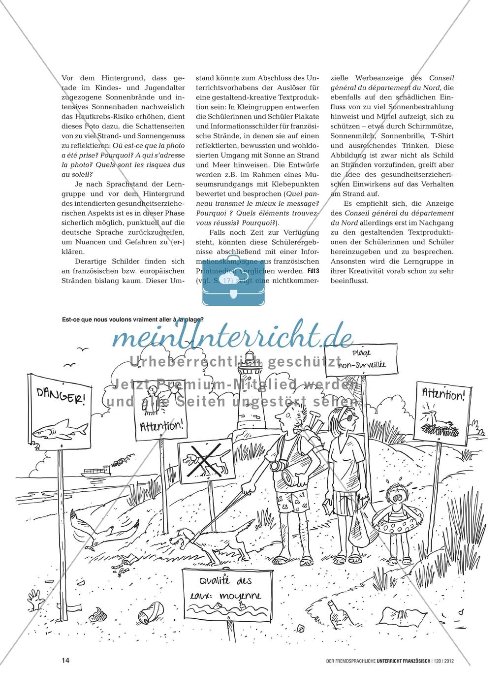 Sachtexte: Schilder am Strand Preview 3