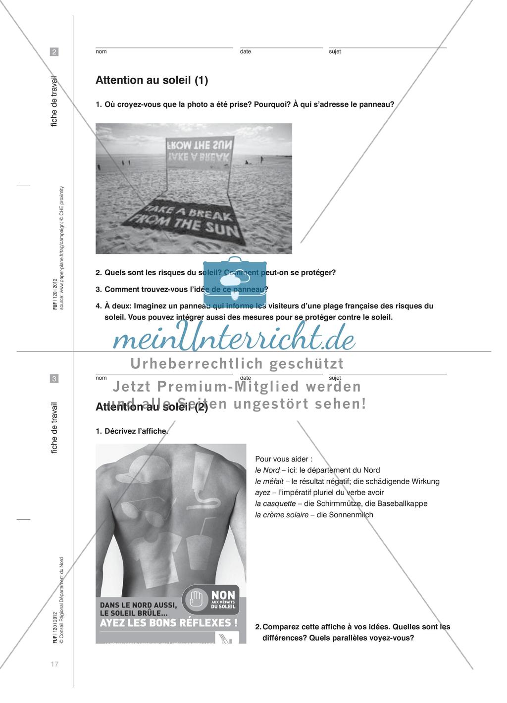 Sachtexte: Schilder am Strand Preview 6