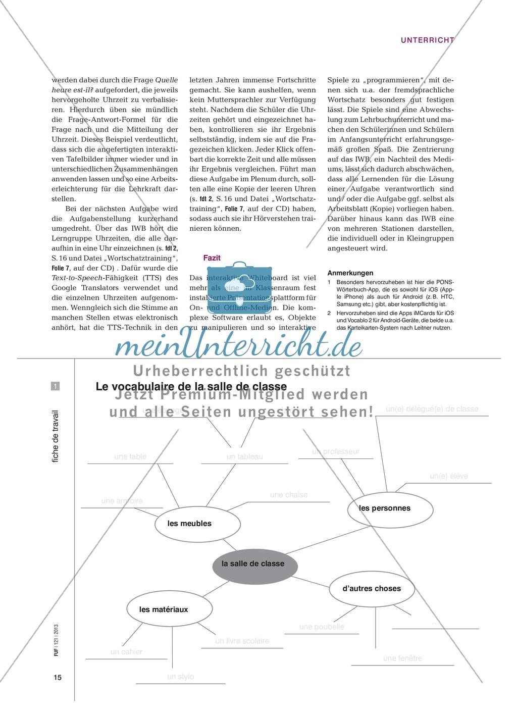 Wortschatztraining: Klassenzimmer Preview 4
