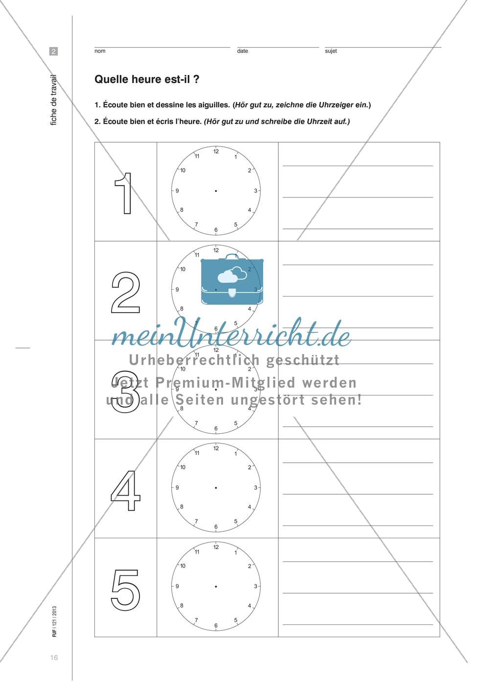 Wortschatztraining: Klassenzimmer Preview 5