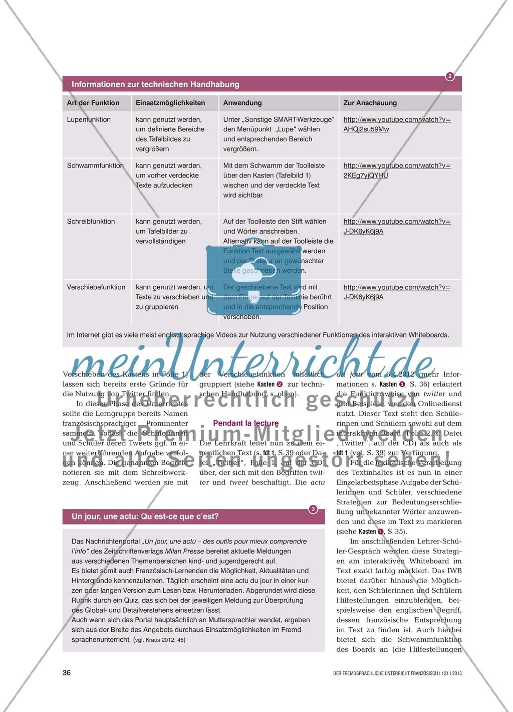 Twitter im Französischunterricht Preview 3