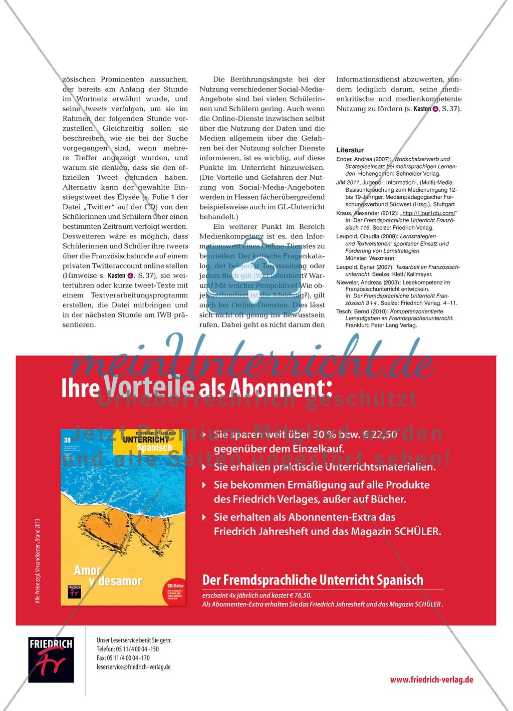 Twitter im Französischunterricht Preview 5