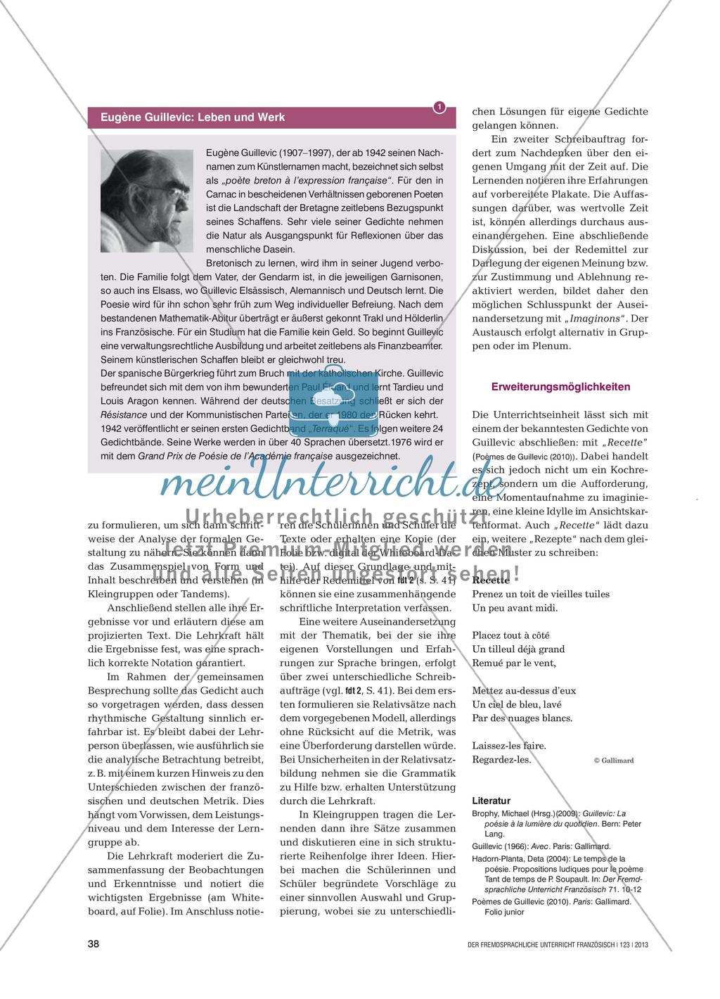 Poesie: Gedichte von Guillevic Preview 3