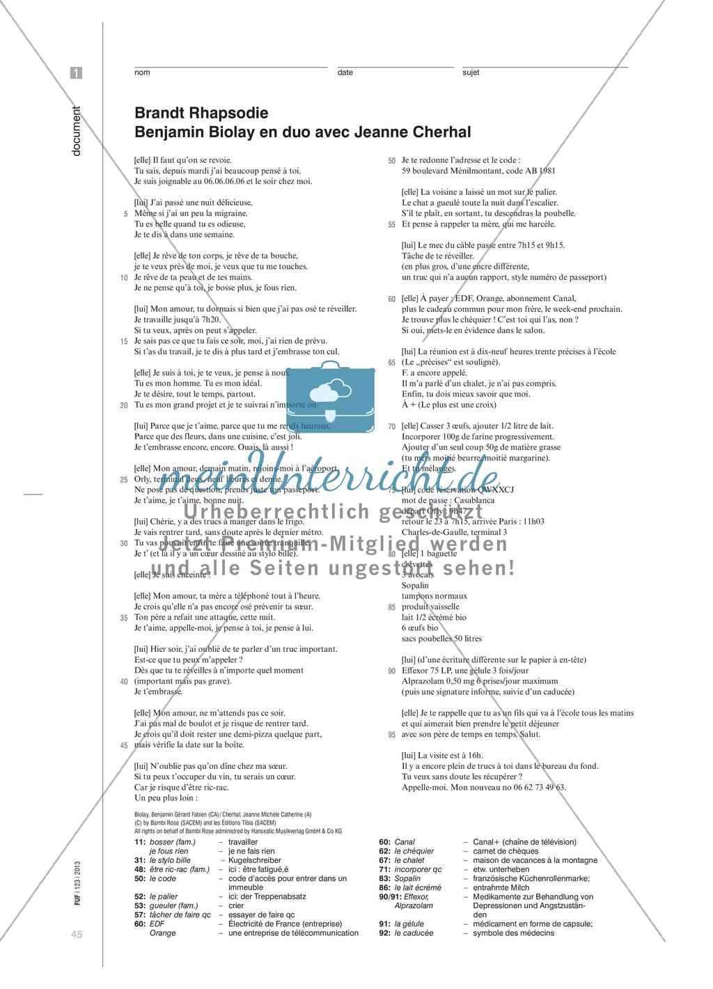 Liebeslyrik: Benjamin Biolay Preview 4
