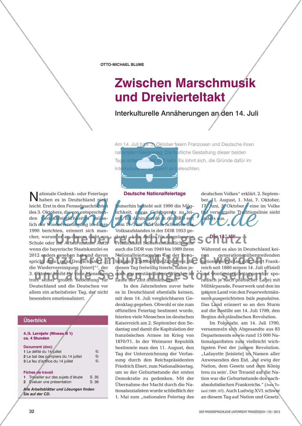 Französischer Nationalfeiertag: 14. Juli Preview 1