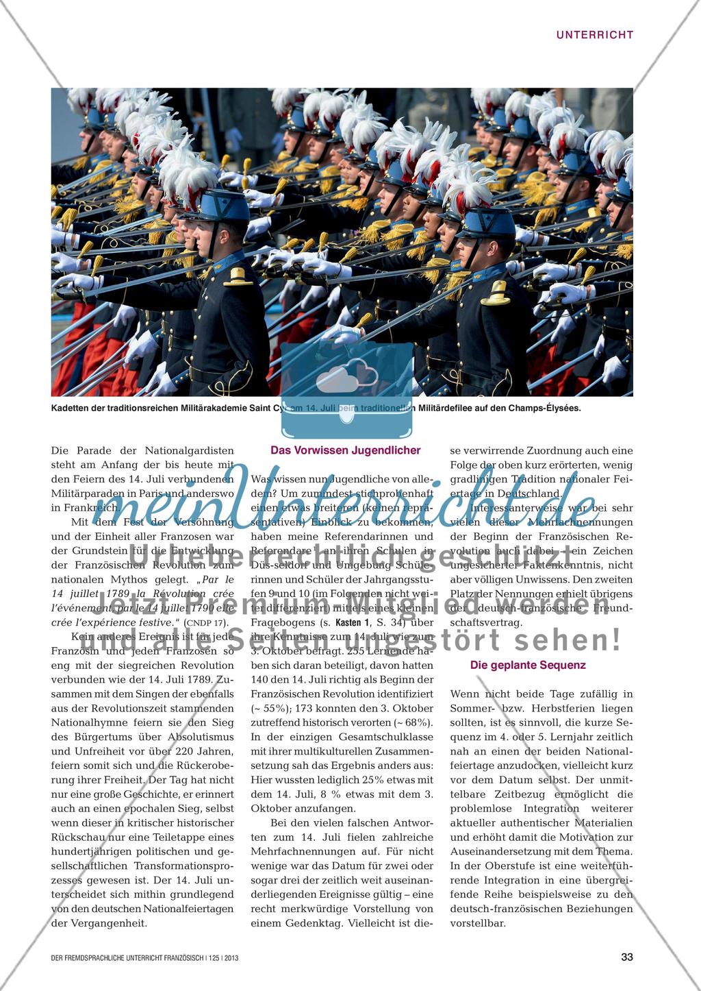 Französischer Nationalfeiertag: 14. Juli Preview 2