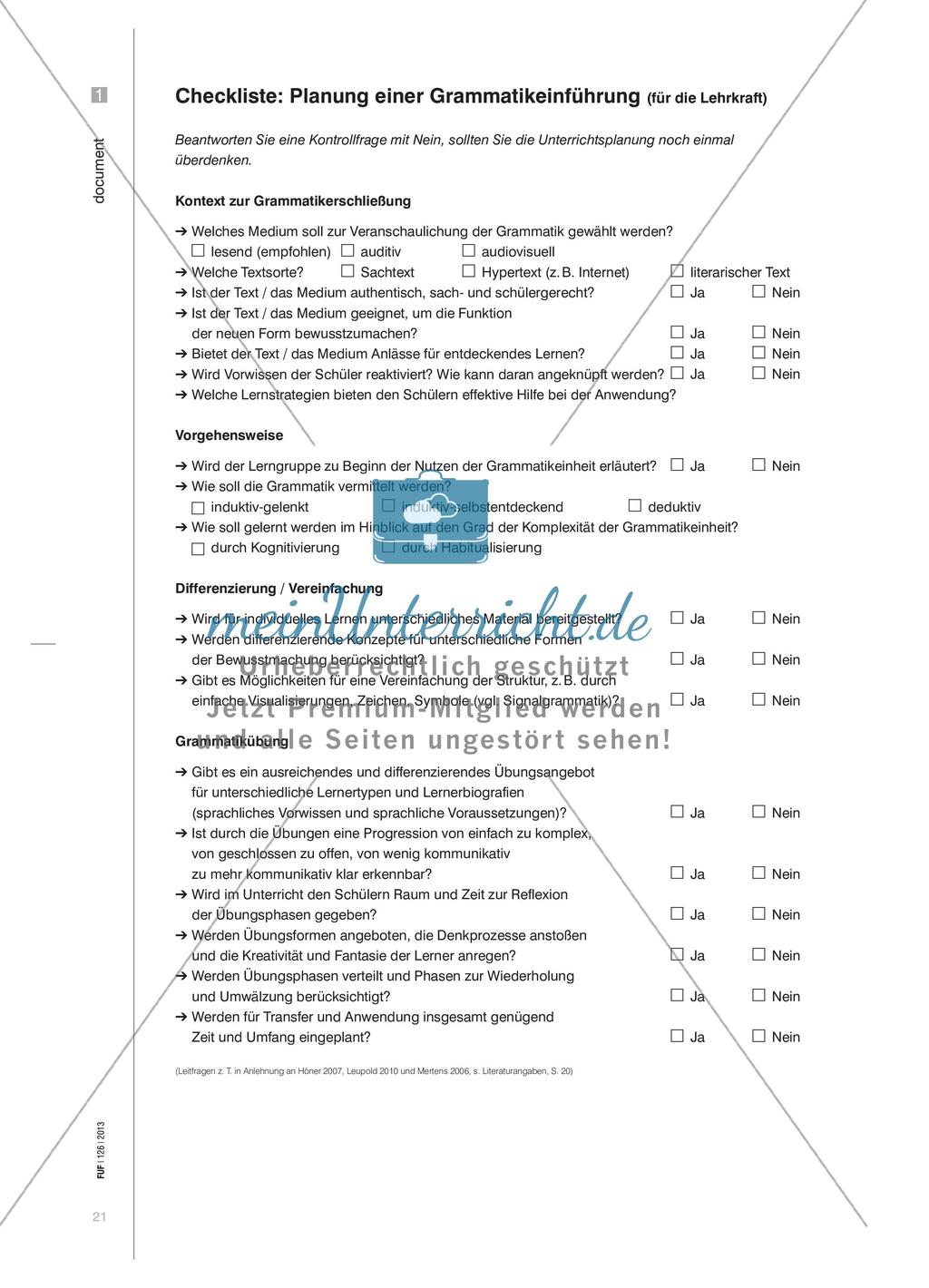 Grammatikeinführung Preview 4