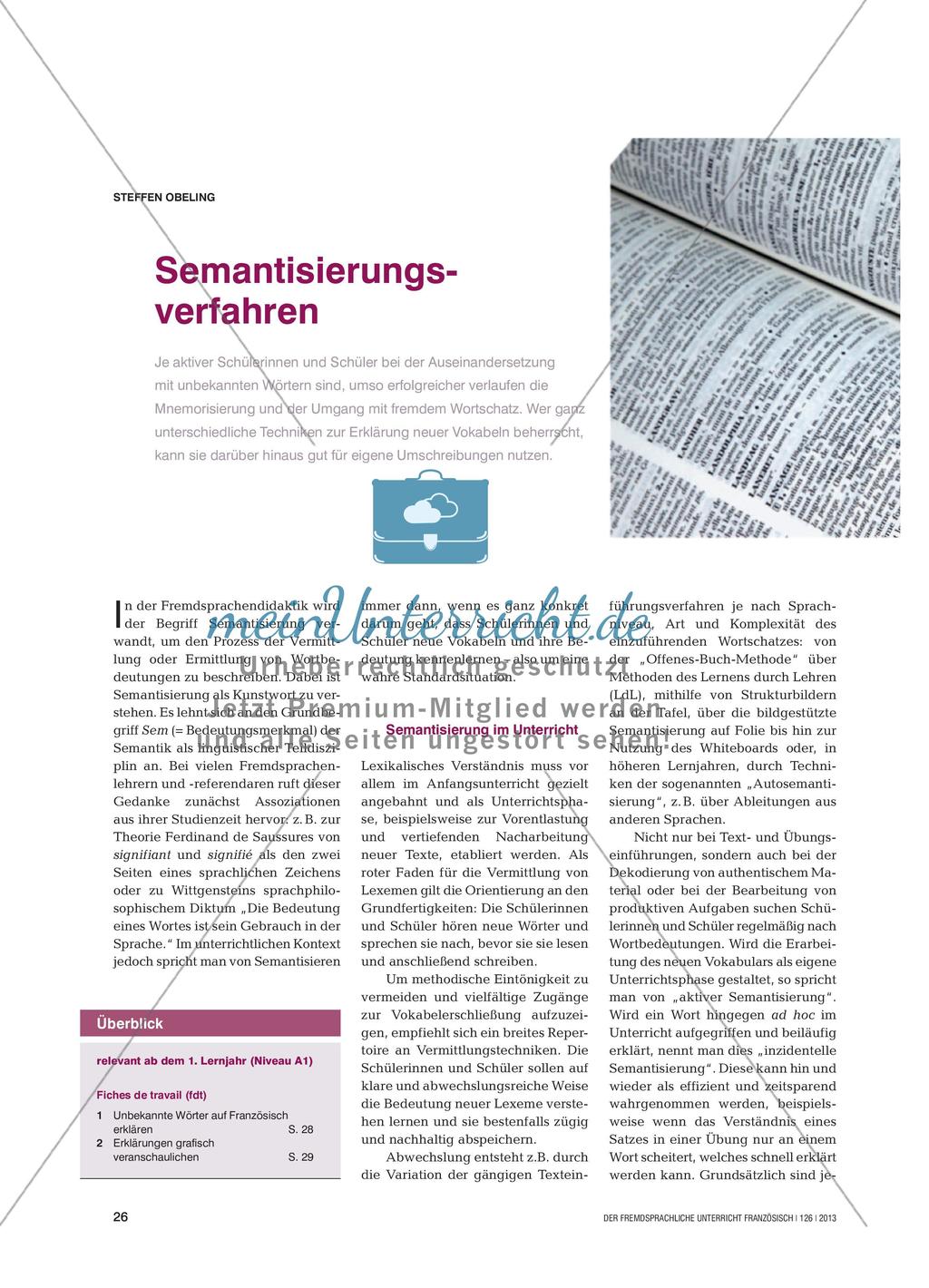 Semantisierungsverfahren Preview 1