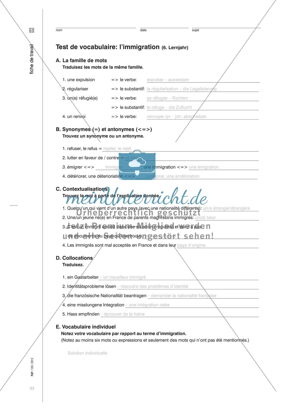 Vokabeltests Preview 4