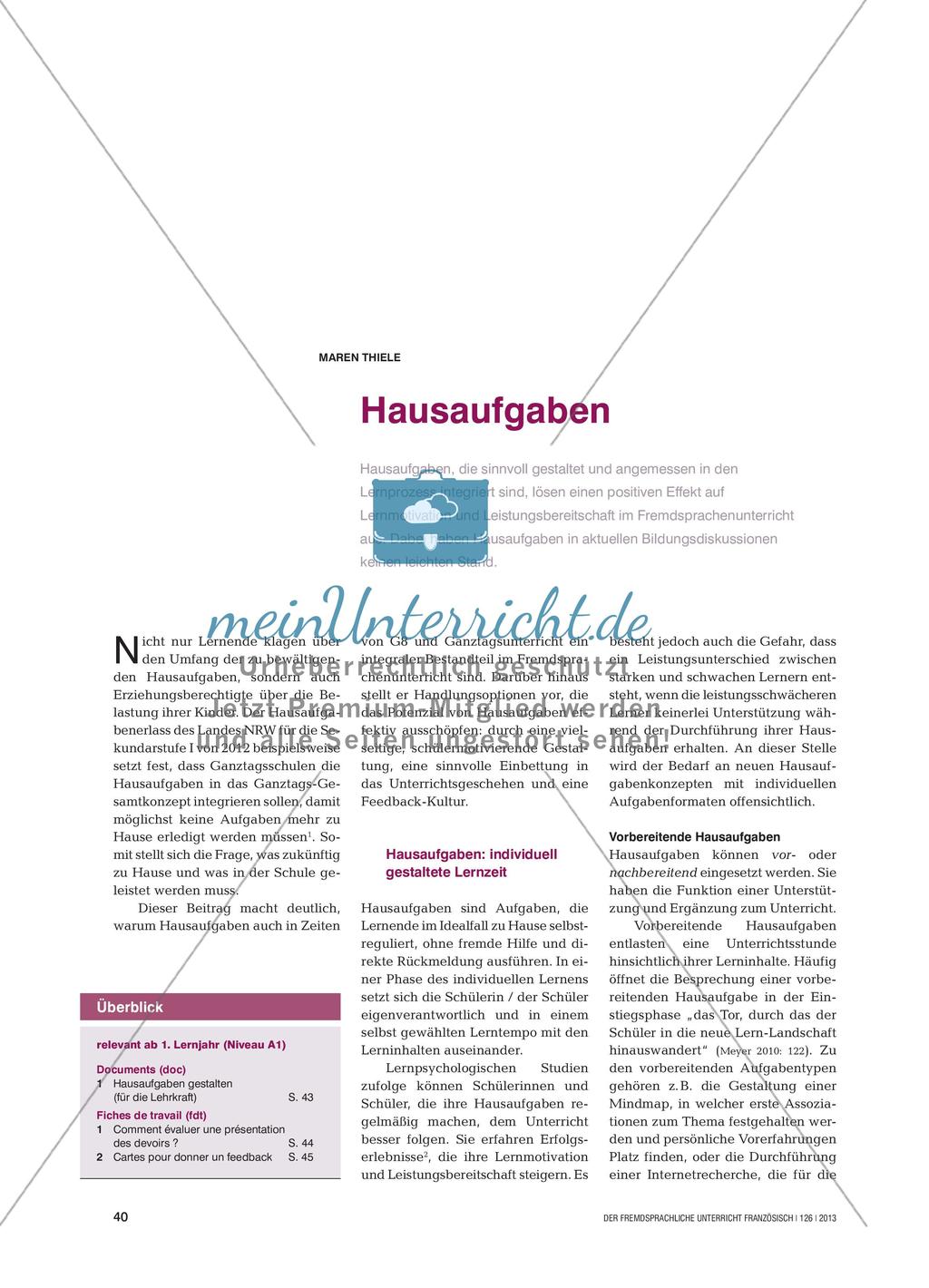 Hausaufgaben Preview 1