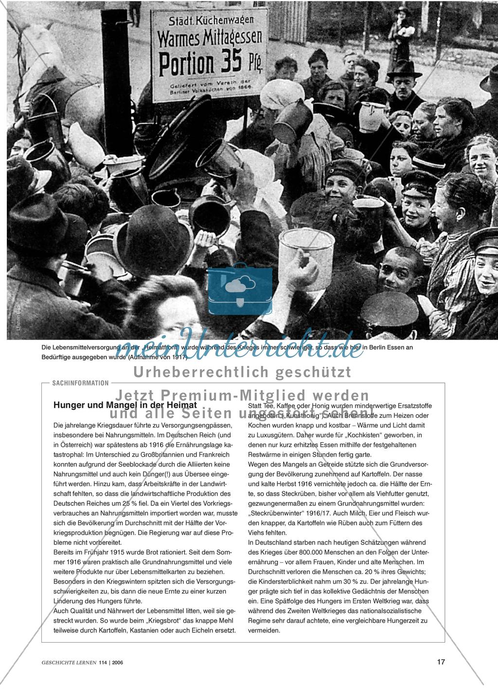 Propagandaplakate für die deutsche Heimatfront: Die Auswirkungen des Krieges auf die Sach- und Lebensmittelversorgung Preview 2