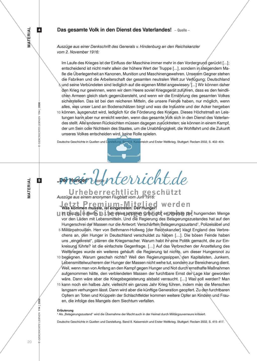 Propagandaplakate für die deutsche Heimatfront: Die Auswirkungen des Krieges auf die Sach- und Lebensmittelversorgung Preview 5