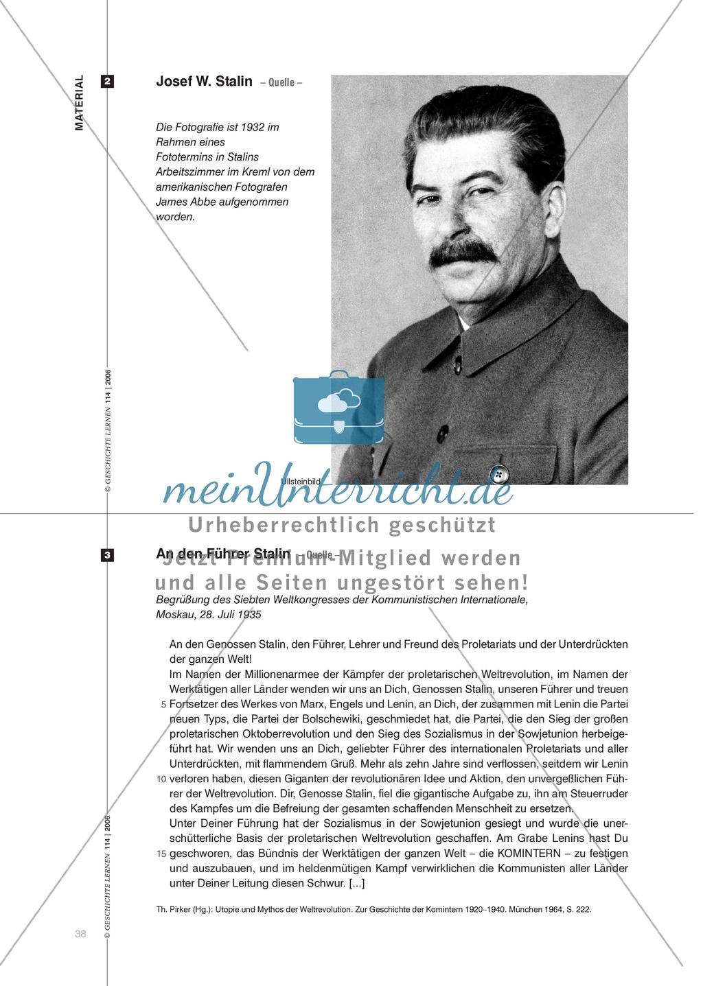 Das Plakat als Instrument des sowjetischen Personenkultes um Josef W. Stalin Preview 5