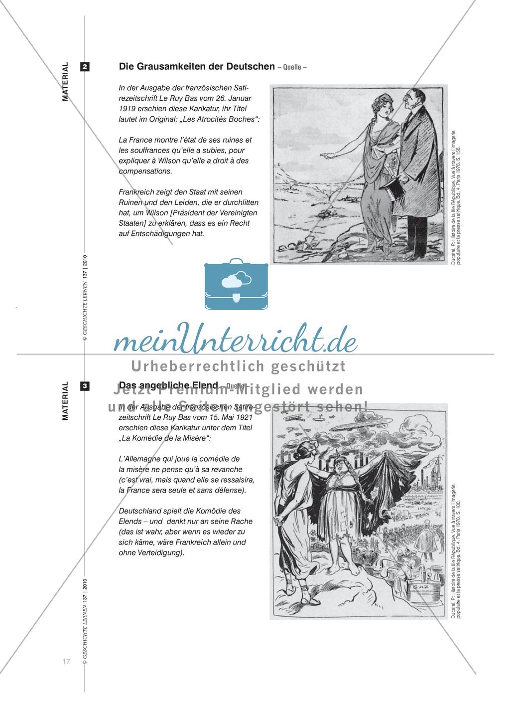 Die Bewertung des Versailler Vertrags Preview 4