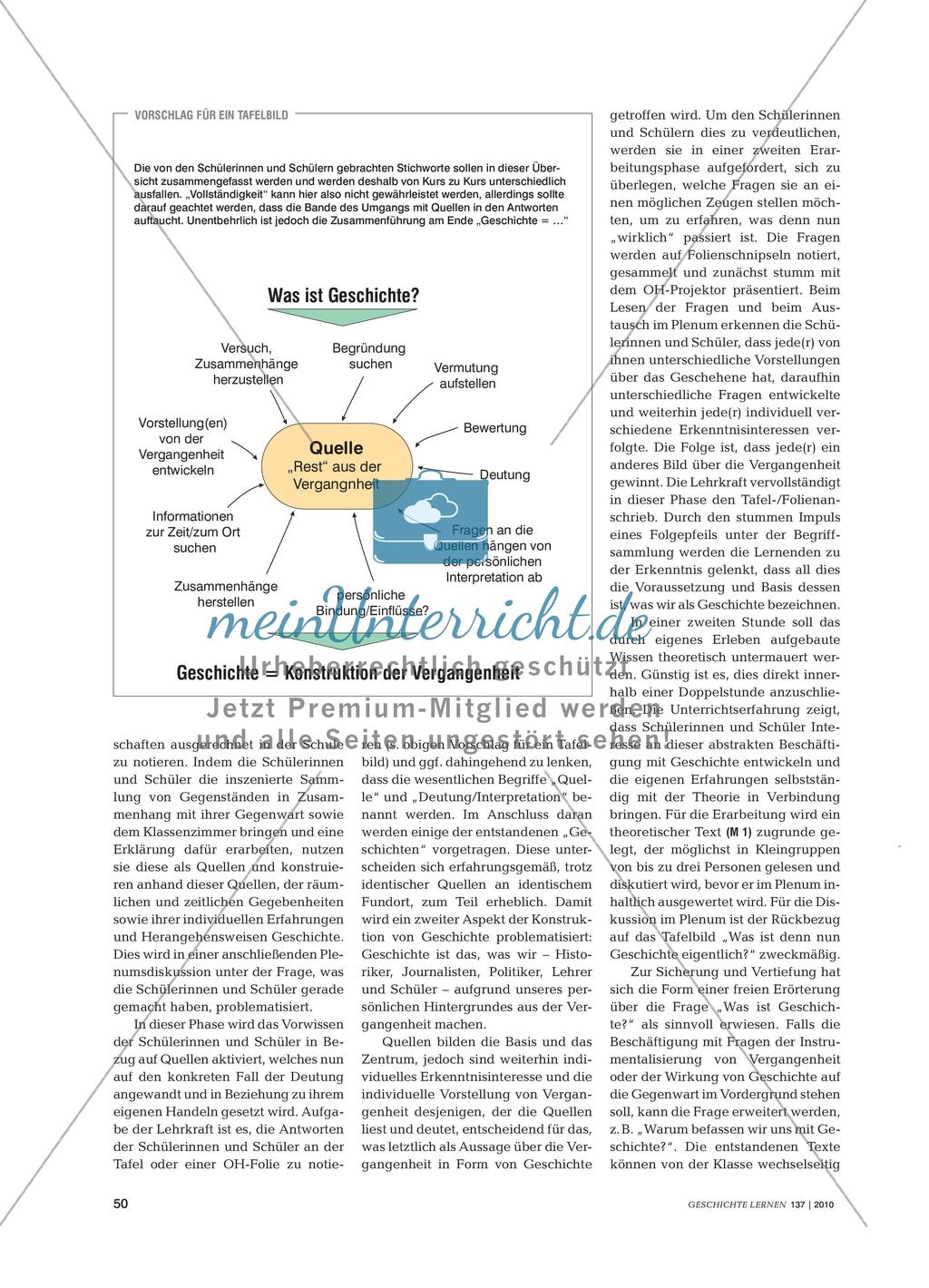Geschichte als Konstrukt: Ein Einstieg in die Oberstufenarbeit Preview 3
