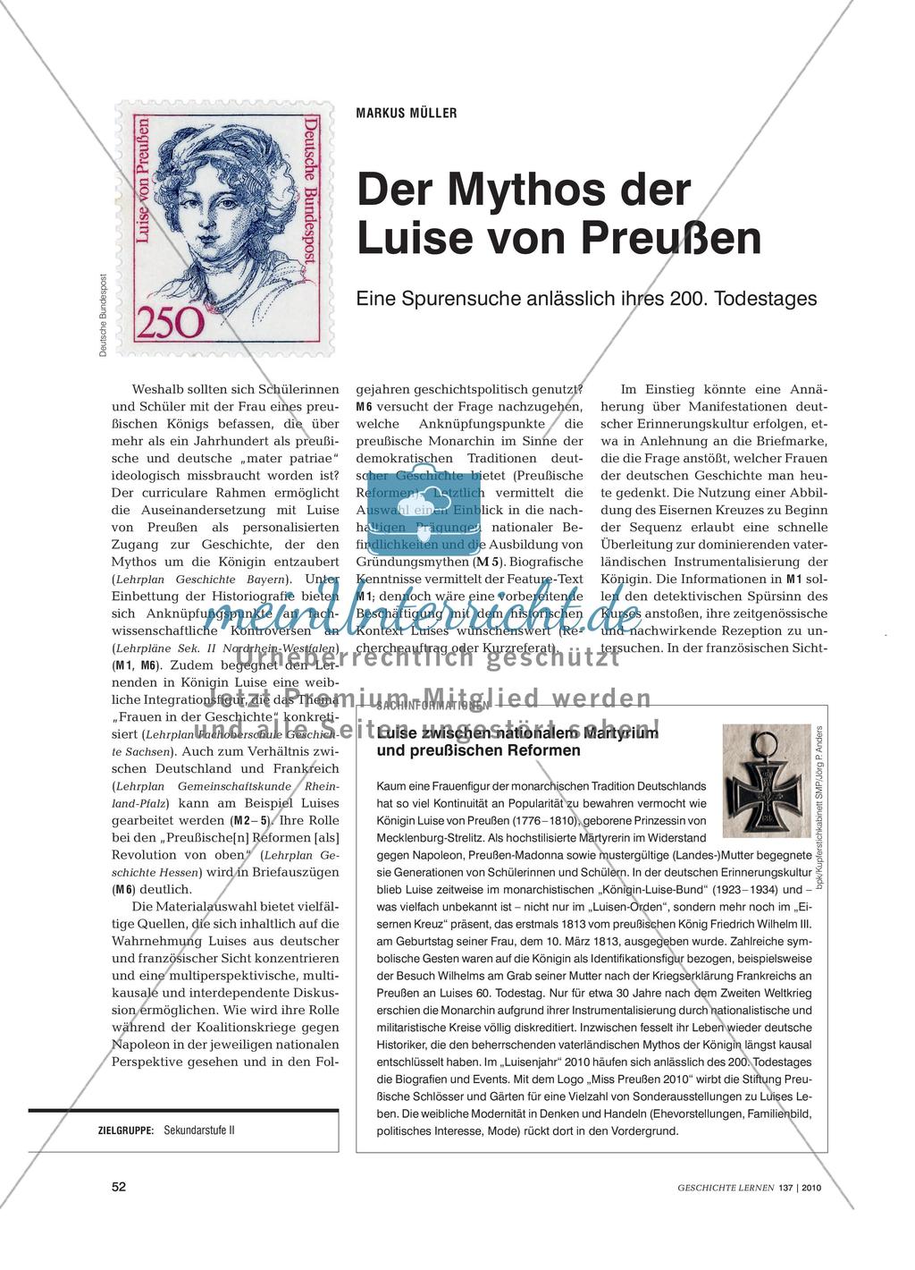 Eine Materialauswahl zum Thema