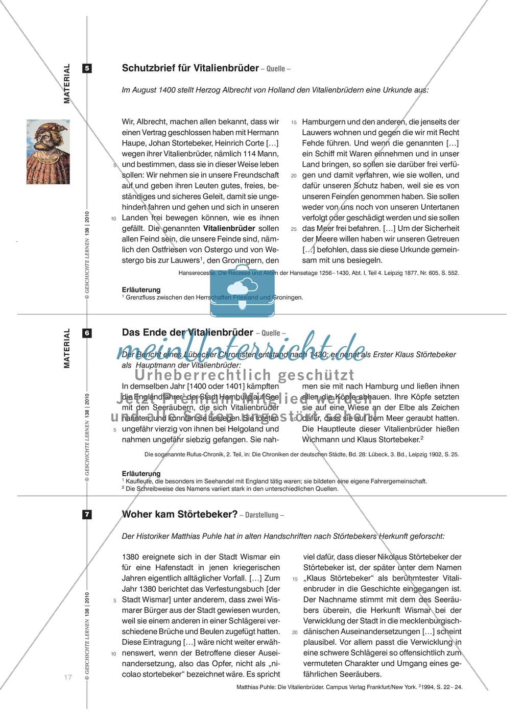 Klaus Störtebecker und die Vitalienbrüder im späten Mittelalter Preview 6