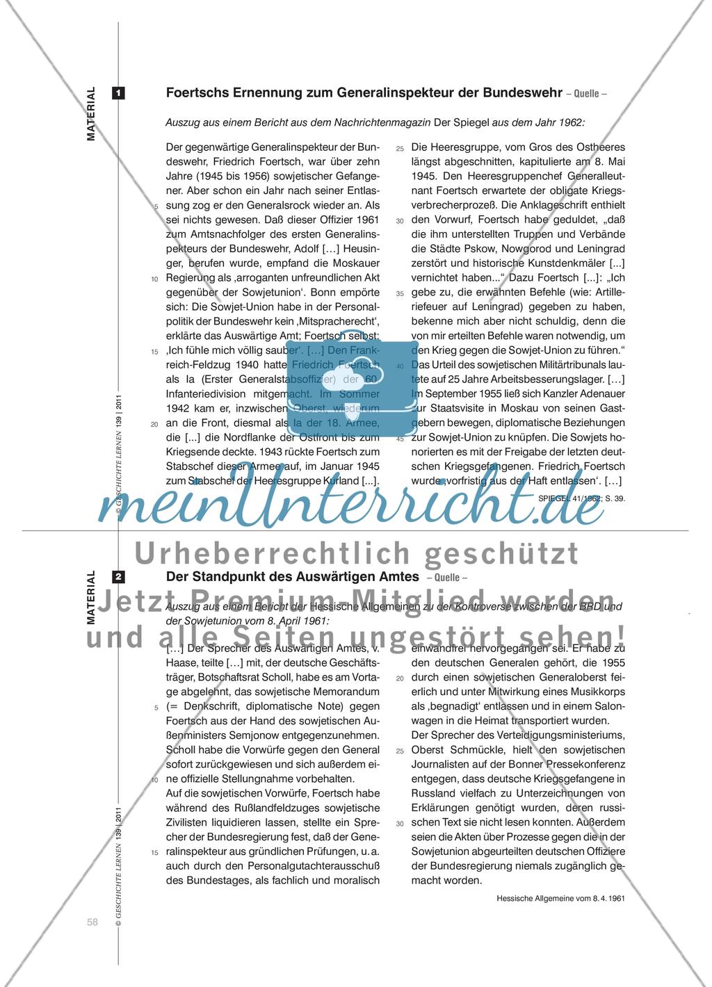 Der „Fall Foertsch“ - Perspektivenübernahme und Werturteilskompetenz in der Sekundarstufe Preview 5
