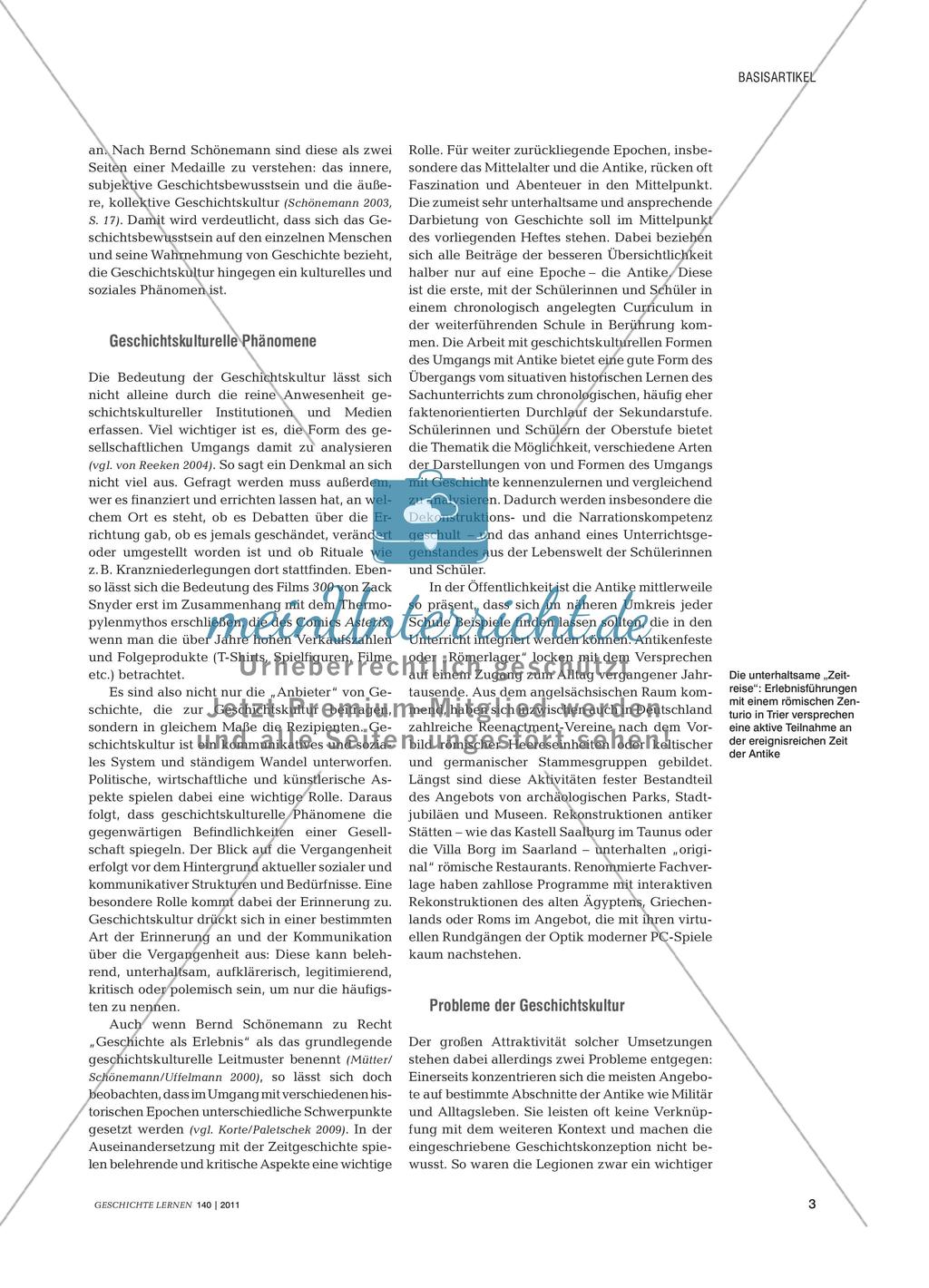 Alle Wege führen nach Rom - Antike Geschichtskultur als Unterrichtsthema Preview 2