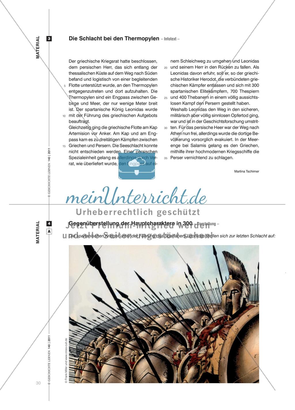 Ehre – Pflicht – Ruhm – Kampf – Sieg: Die Schlacht an den Thermopylen in Frank Millers Comic 300 Preview 5