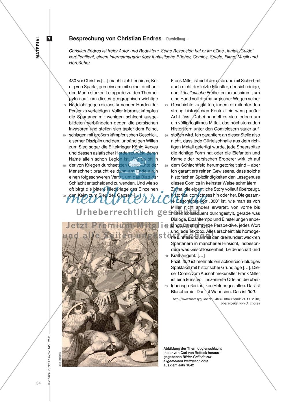 Ehre – Pflicht – Ruhm – Kampf – Sieg: Die Schlacht an den Thermopylen in Frank Millers Comic 300 Preview 9