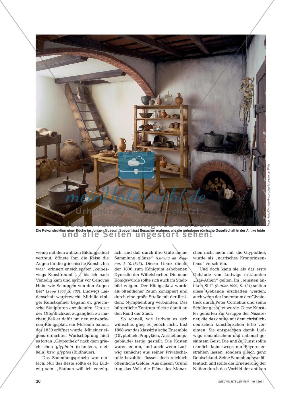 Griechische Statuen und römische Gelage - Museale Antikenrezeption im Wandel der Zeit Preview 2