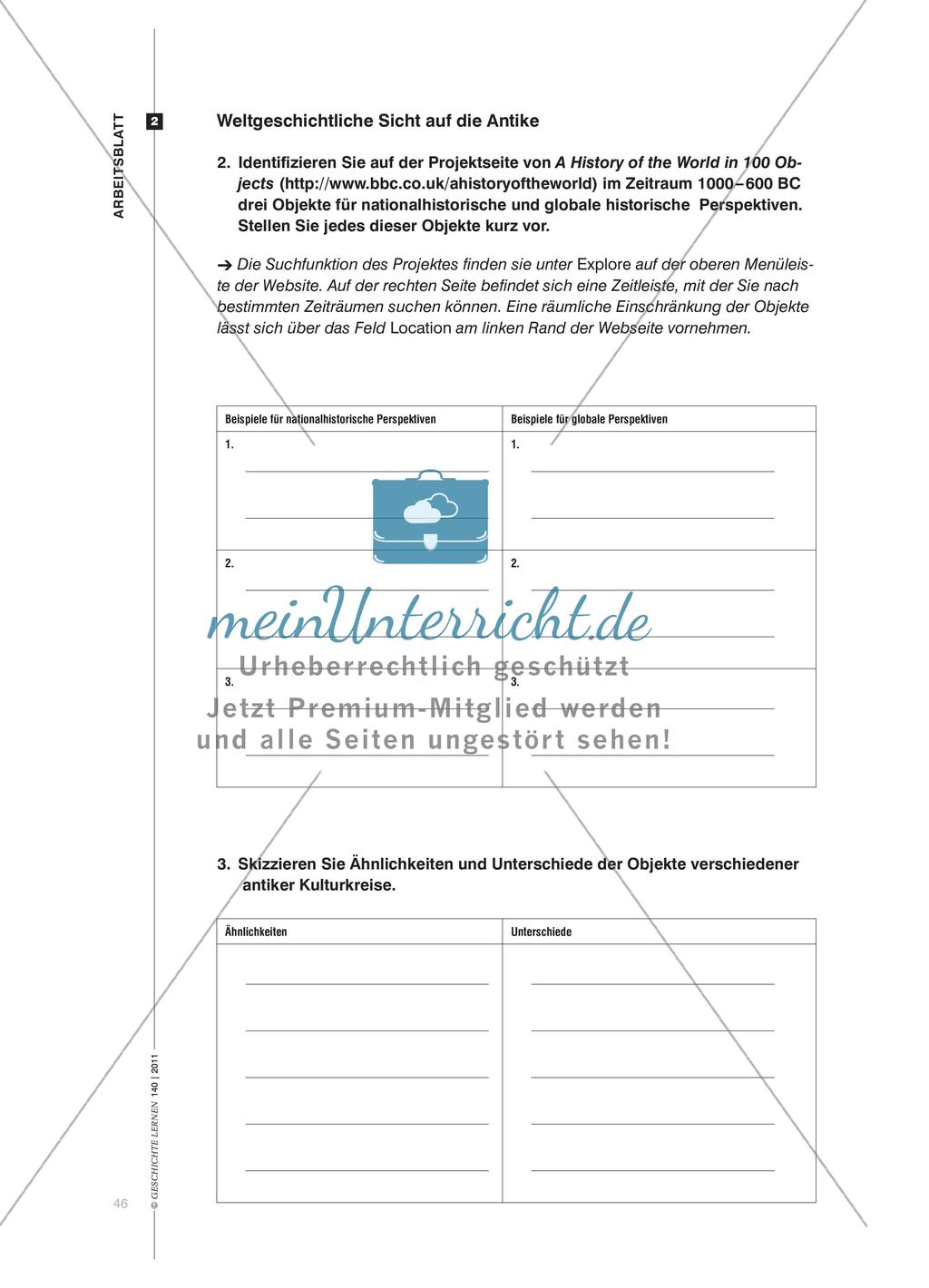 Die Antike als Weltgeschichte - A History of the World in 100 Objects im bilingualen Geschichtsunterricht Preview 5