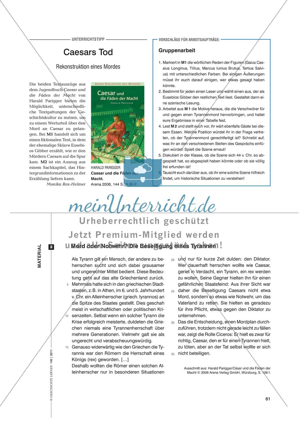 Caesars Tod - Rekonstruktion eines Mordes Preview 1