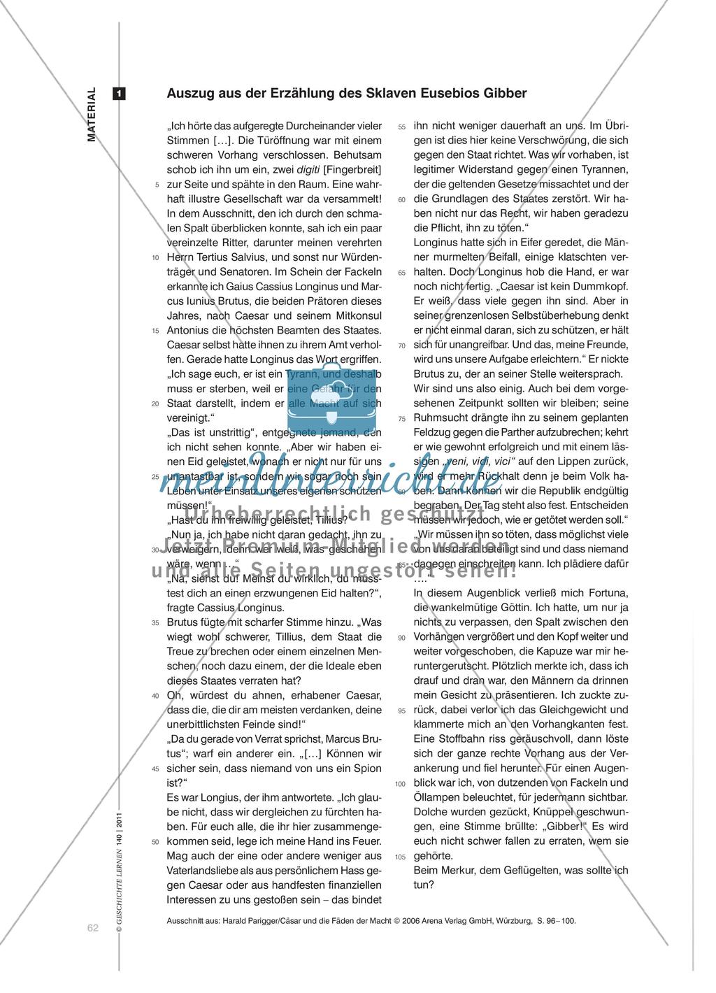 Caesars Tod - Rekonstruktion eines Mordes Preview 2