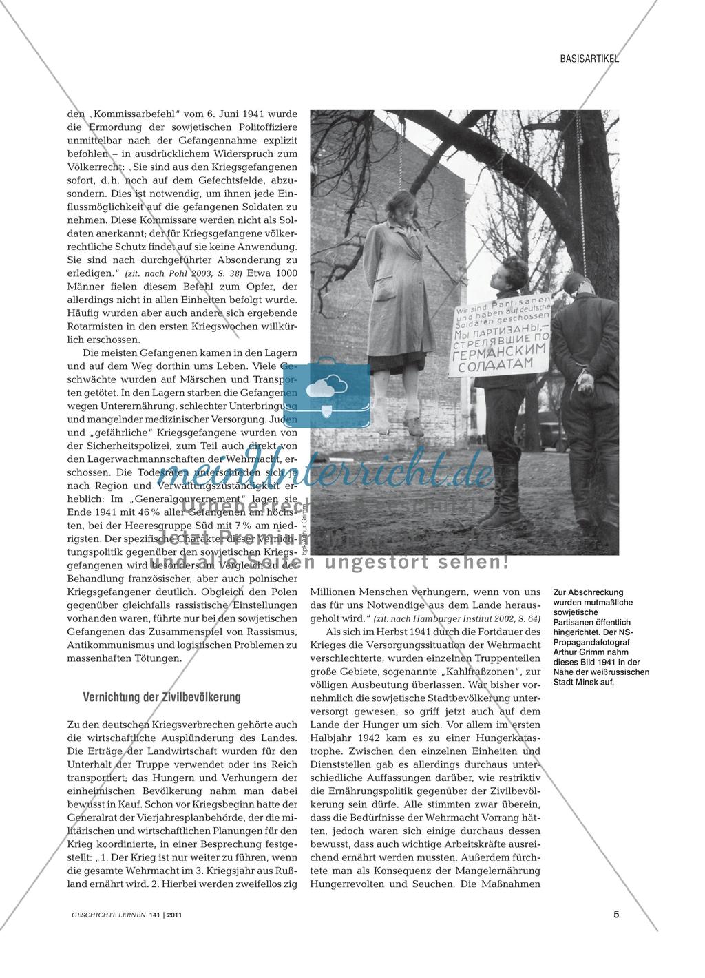 Deutsche Kriegsführung in der Sowjetunion aus fachdidaktischer und fachwissenschaftlicher Perspektive Preview 4