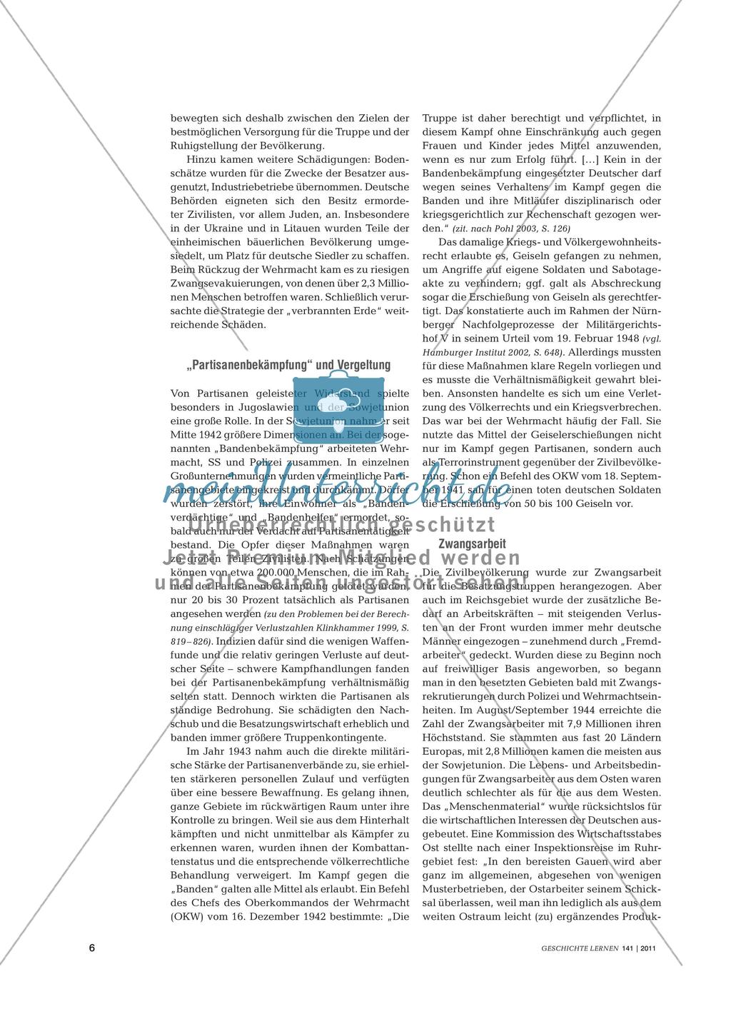 Deutsche Kriegsführung in der Sowjetunion aus fachdidaktischer und fachwissenschaftlicher Perspektive Preview 5