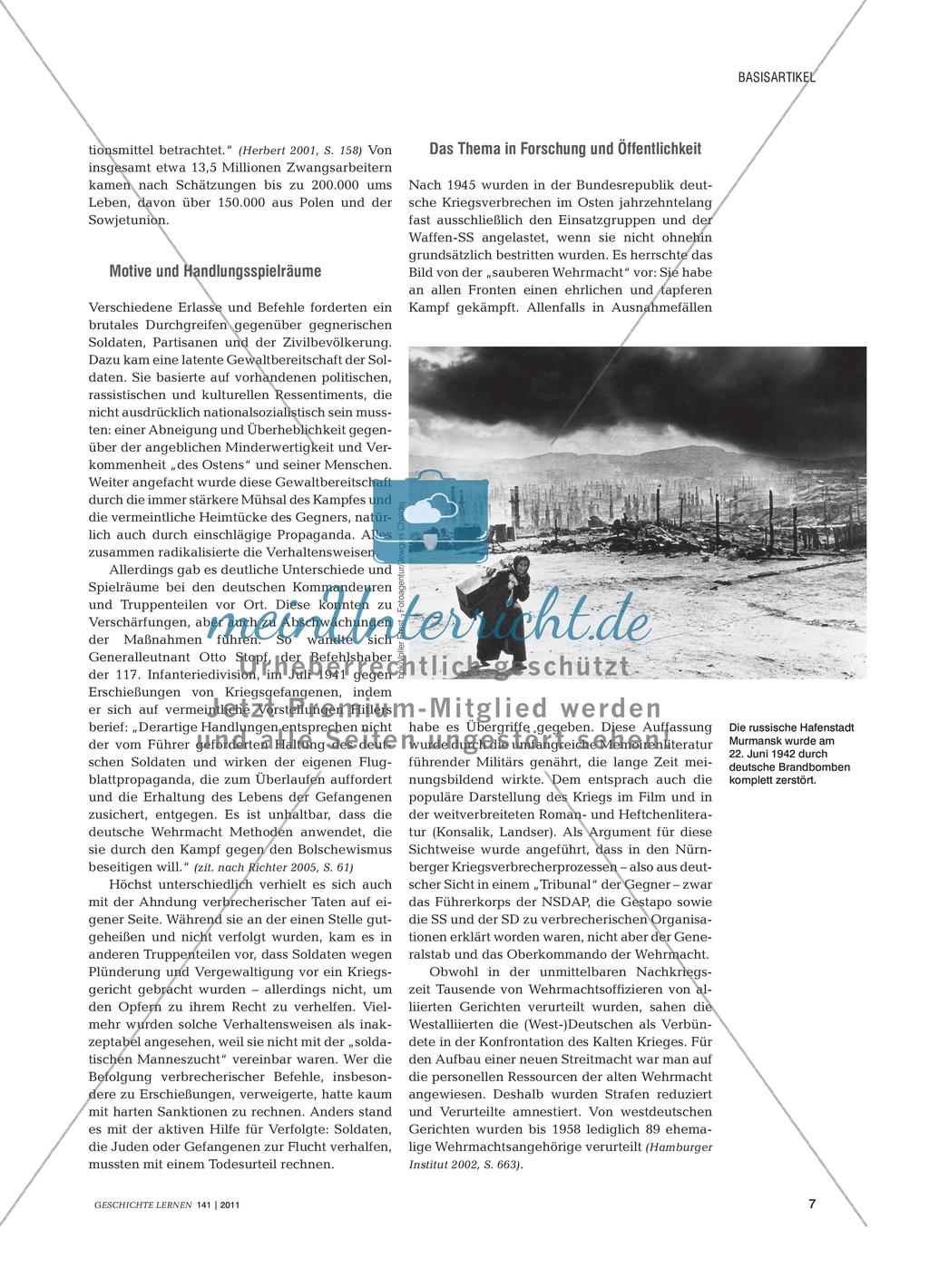 Deutsche Kriegsführung in der Sowjetunion aus fachdidaktischer und fachwissenschaftlicher Perspektive Preview 6