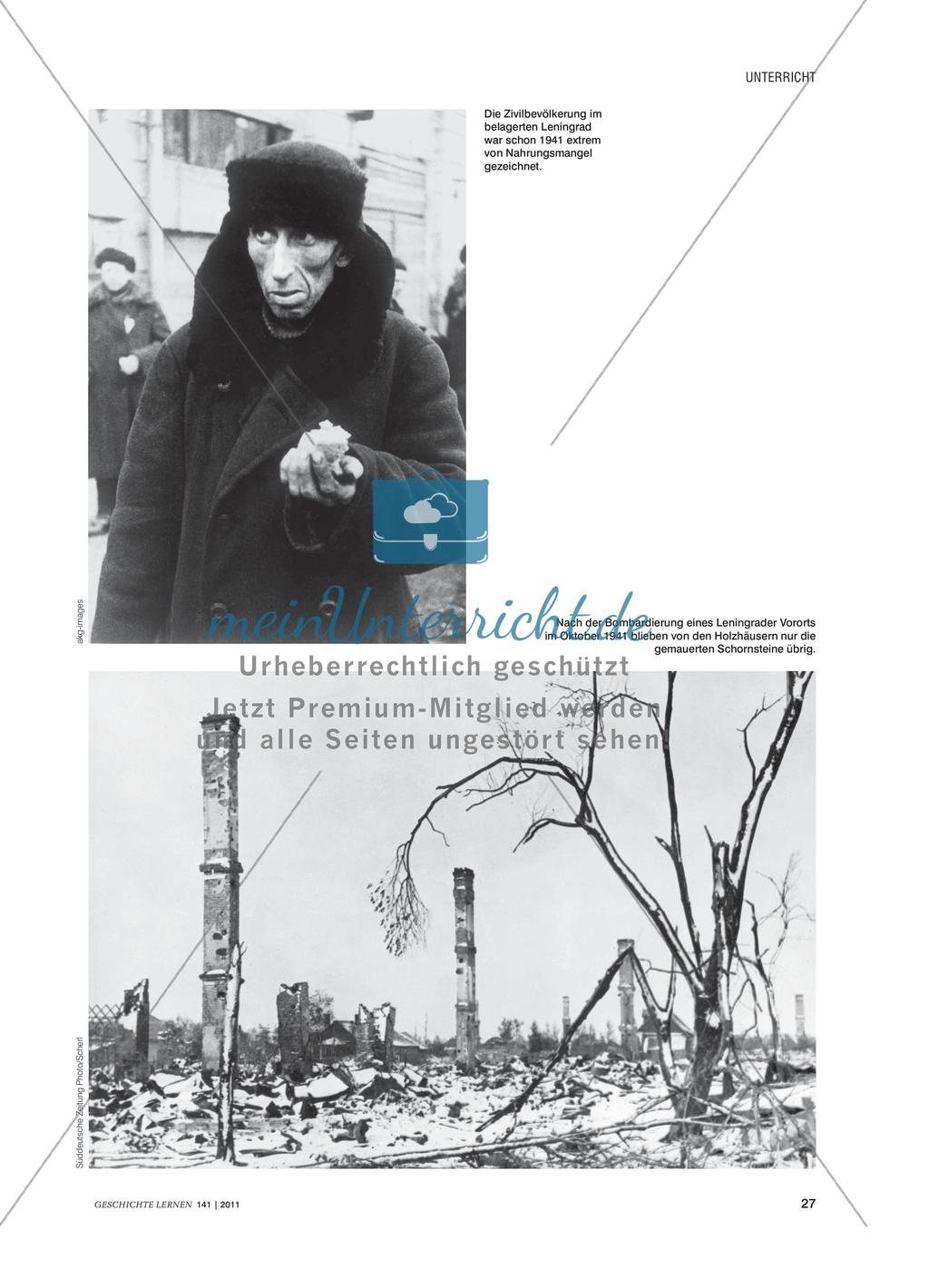 Die Blockade Leningrads von 1941 bis 1944: Verlauf und Folgen Preview 2