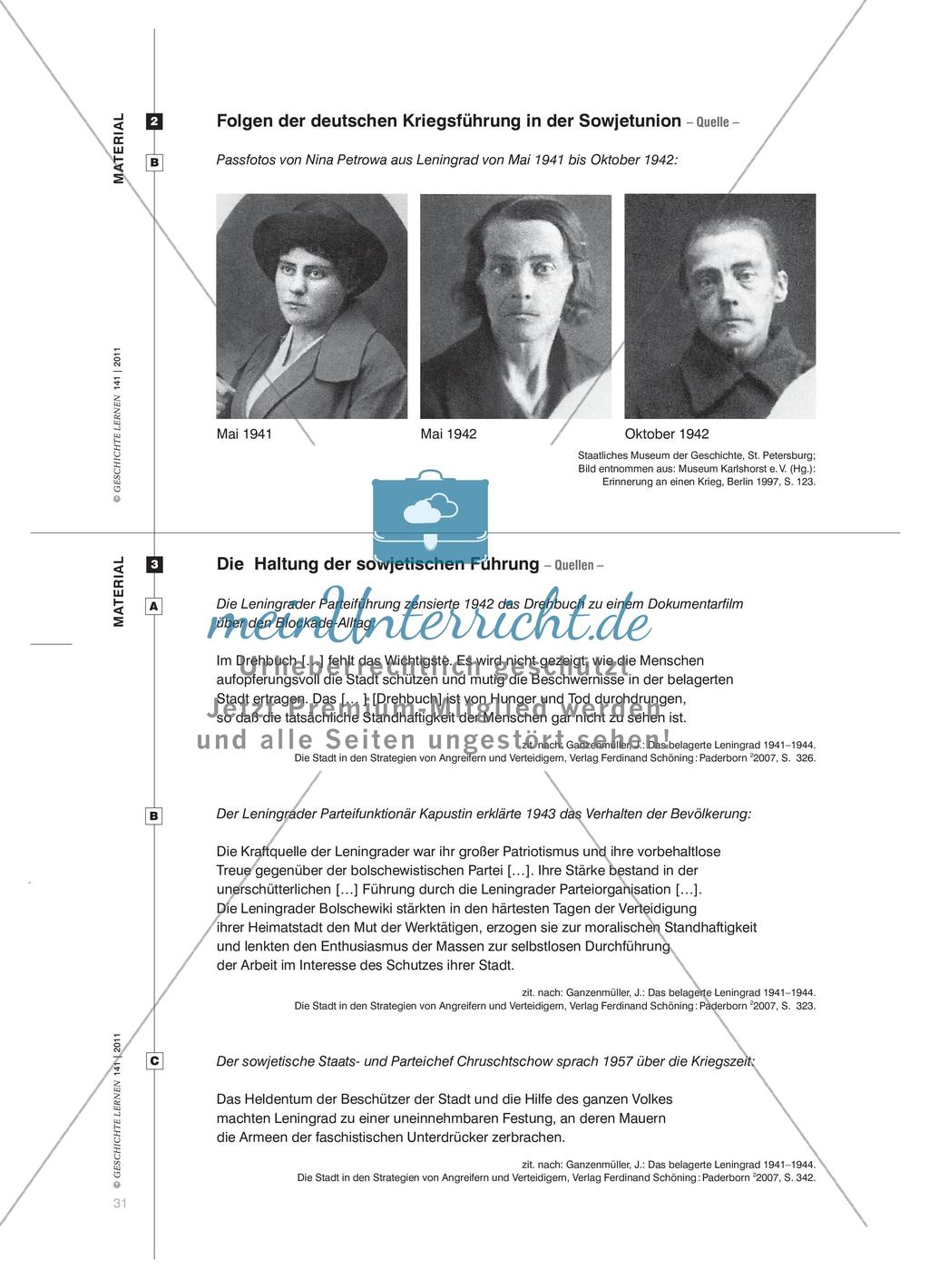 Die Blockade Leningrads von 1941 bis 1944: Verlauf und Folgen Preview 6