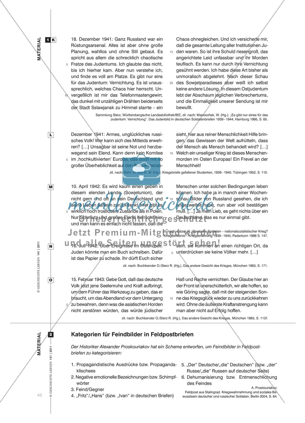 Feldpostbriefe deutscher Soldaten: Feindbilder, Gewaltbereitschaft und Vernichtungswillen Preview 6